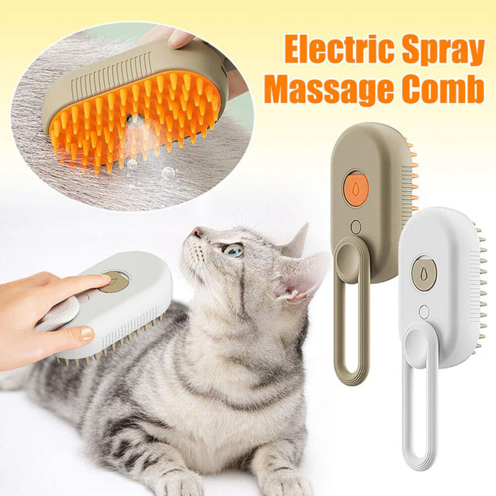 Essenza SteamBrush Duo — Pack de 2 Cepillos de Vapor para Mascotas