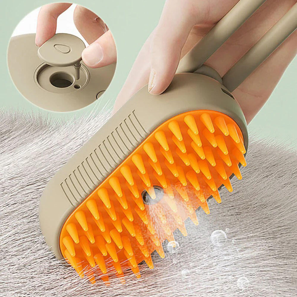 Essenza SteamBrush Duo — Pack de 2 Cepillos de Vapor para Mascotas
