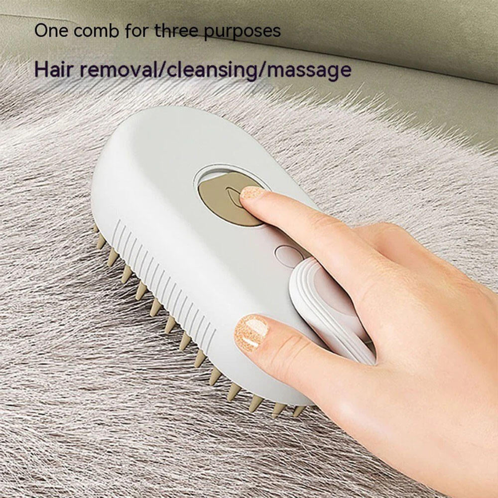 Essenza SteamBrush Duo — Pack de 2 Cepillos de Vapor para Mascotas