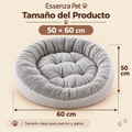 Essenza CozyNest — Cama Suave y Acolchada para Perros y Gatos | Confort y Descanso