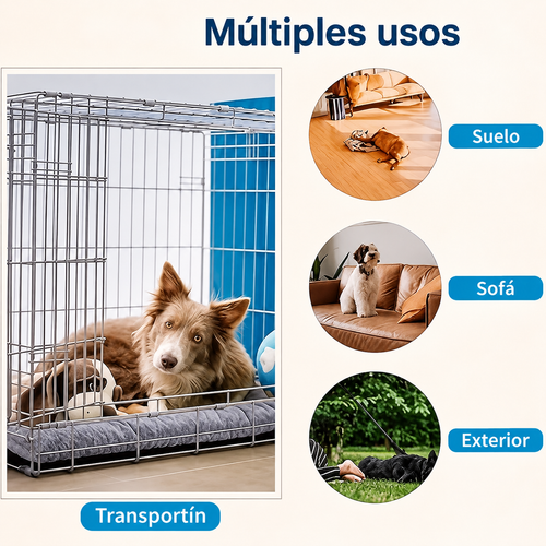 Essenza CozyBed Plus — Cama Acolchada y Suave para Perros y Gatos