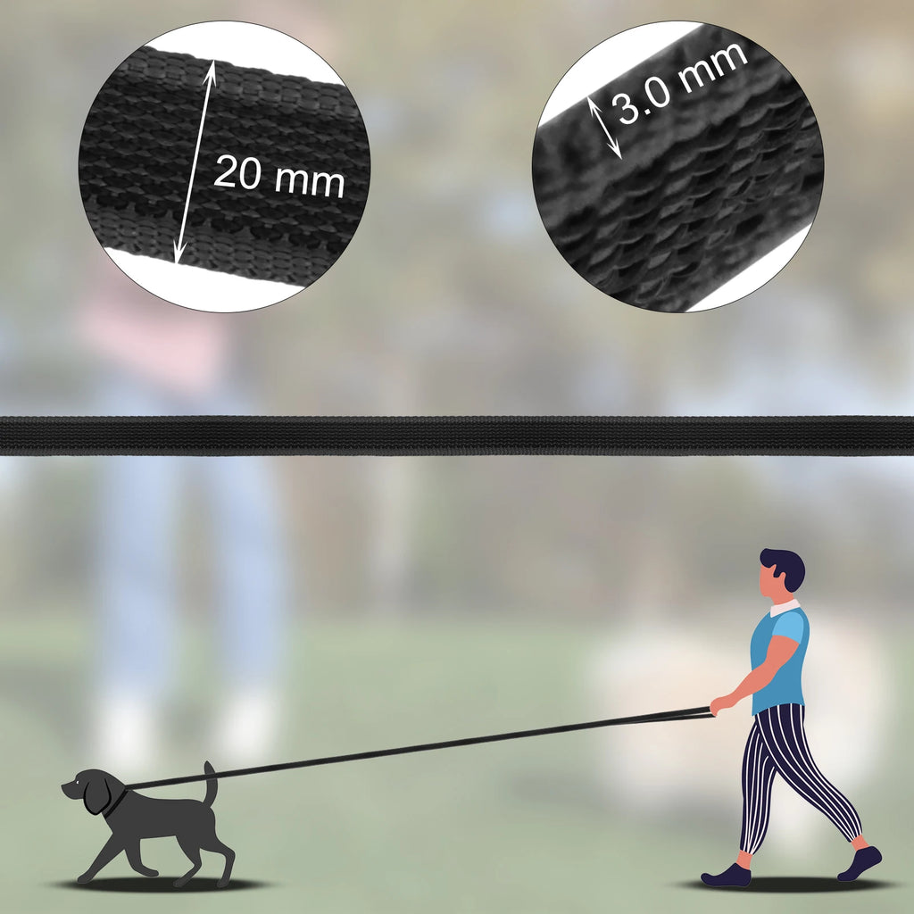 Essenza FlexLeash — Correa Larga para Perros | Resistente, Cómoda y Versátil
