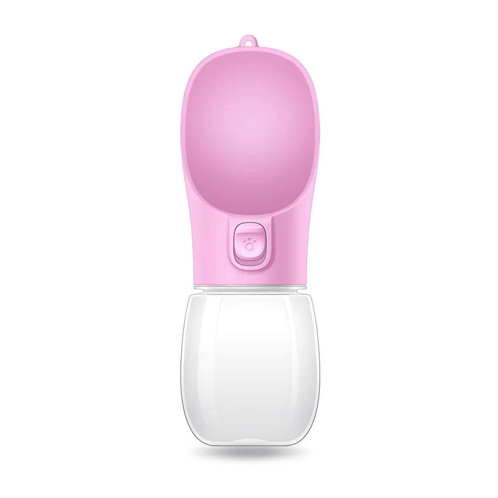 Essenza Pet AquaGo — Botella Portátil de Agua para Perros y Gatos, Antifugas, Ideal para Paseos