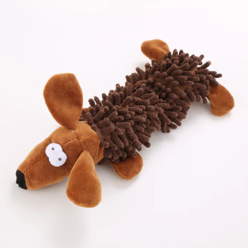 Essenza PlayJoy — Juguete Mordedor de Peluche con Sonido para Perros