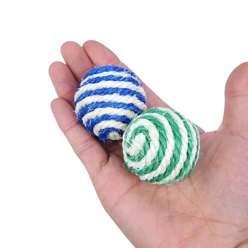 Essenza Pet PlayBites — Set de 4 Pelotas Interactivas para Gatos y Perros | Diversión, Juego y Estimulación Diaria en Colores Surtidos