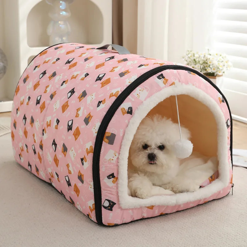 Essenza CozyNest — Refugio Cálido para Perros, Desmontable y Lavable