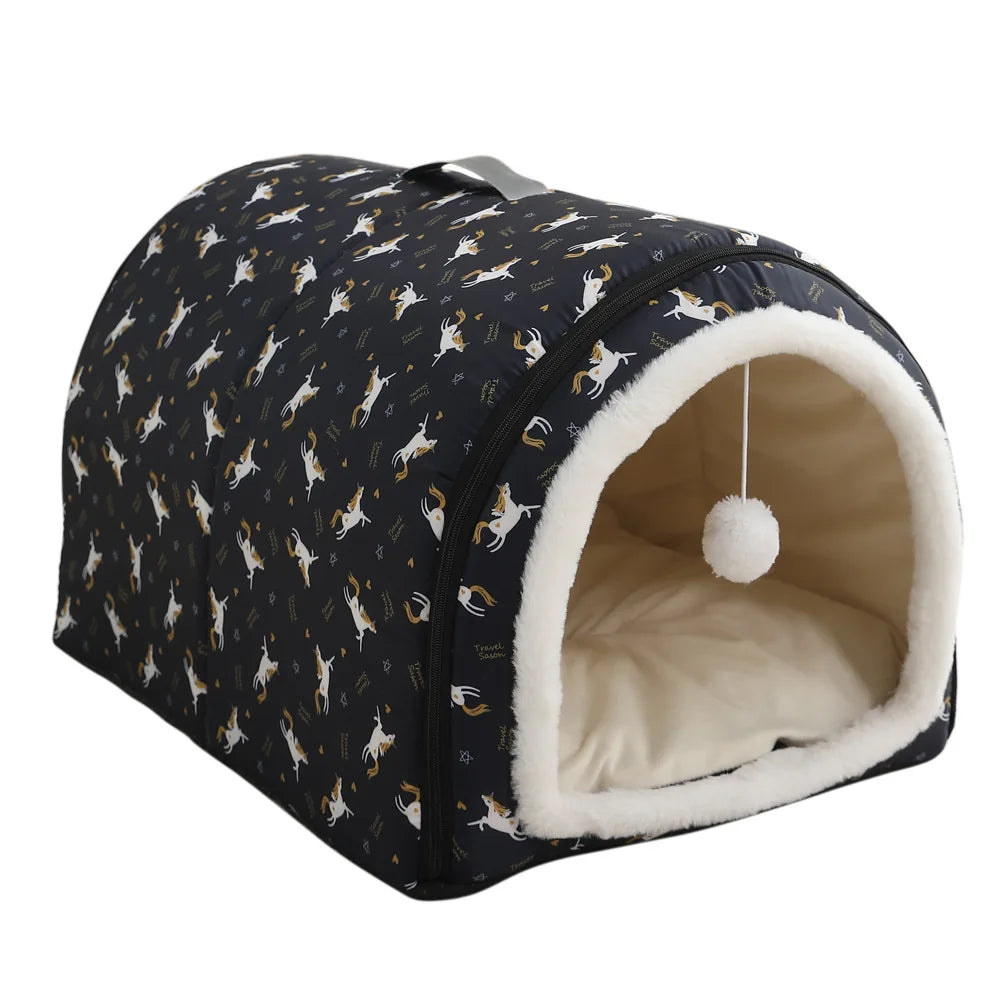 Essenza CozyNest — Refugio Cálido para Perros, Desmontable y Lavable