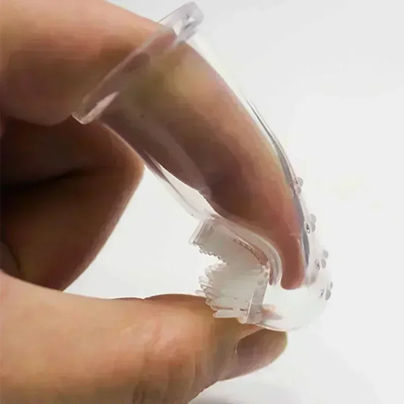 Essenza Pet — Cepillos Dentales de Silicona para Mascotas | Pack de 5 Unidades