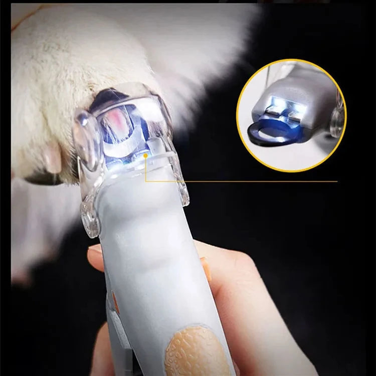 Essenza NailCare LED — Cortauñas para Mascotas con Luz LED | Corte Preciso y Seguro