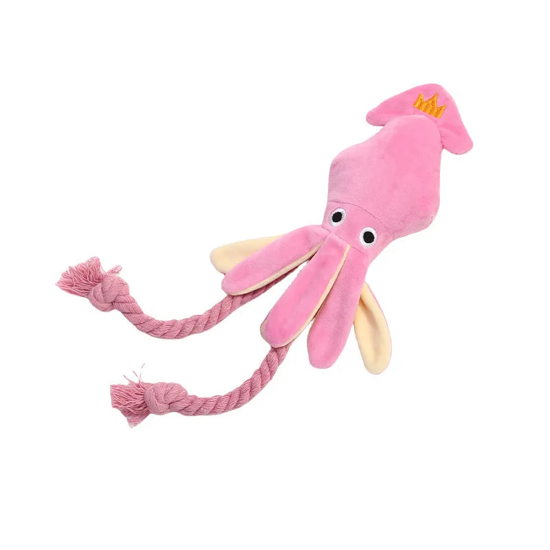 Essenza Pet OctoPlay — Set de 4 Juguetes con Sonido para Perros y Gatos