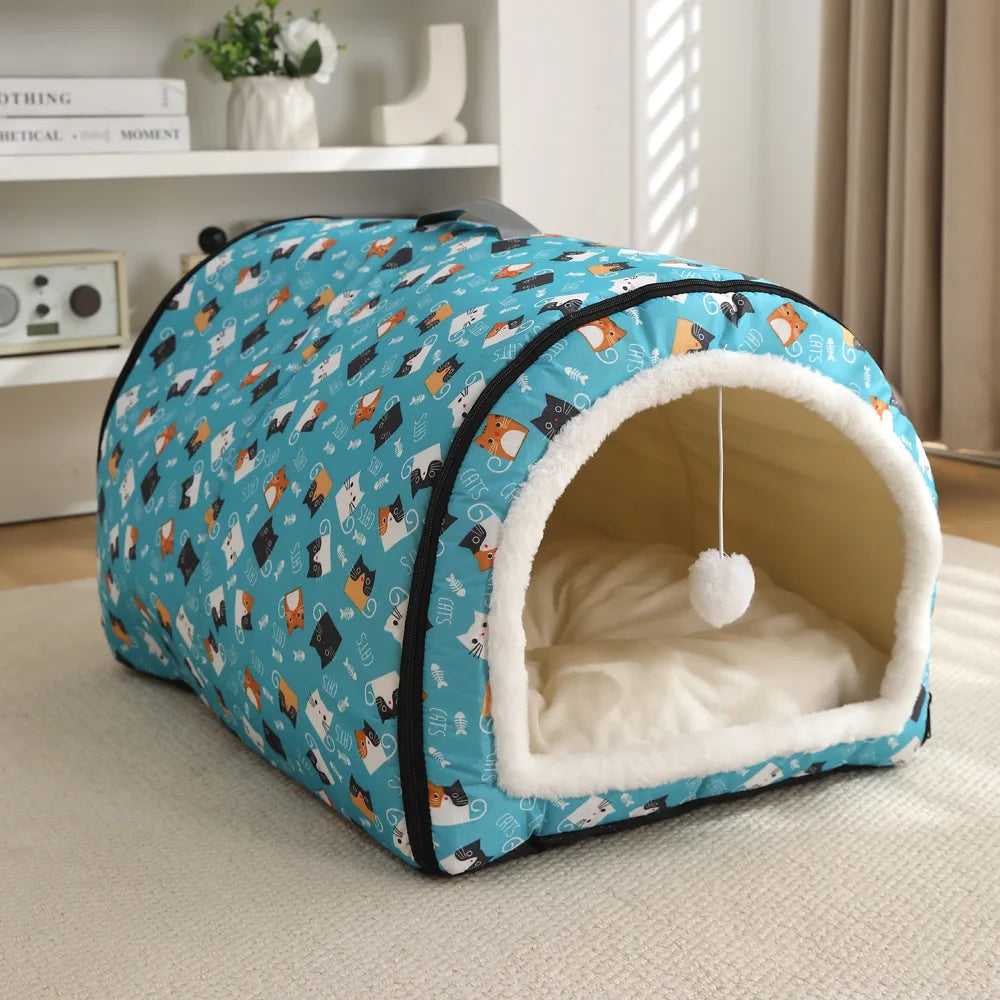 Essenza CozyNest — Refugio Cálido para Perros, Desmontable y Lavable