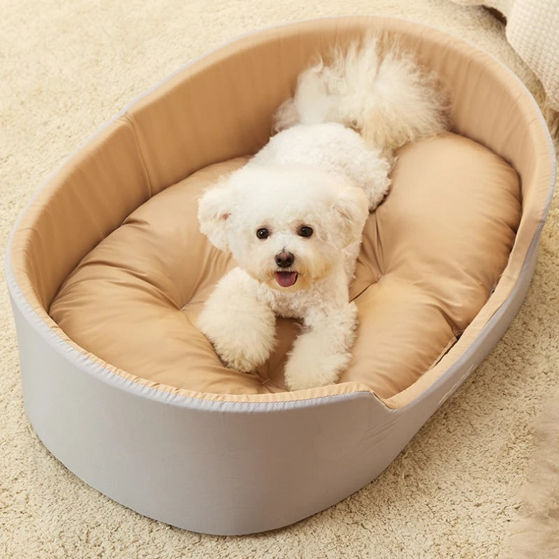 Essenza ComfortNest — Cama Reversible para Perros y Gatos, Lavable y para Todas las Estaciones