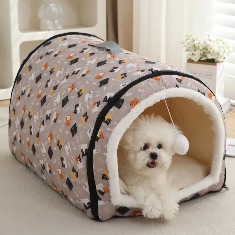 Essenza CozyNest — Refugio Cálido para Perros, Desmontable y Lavable