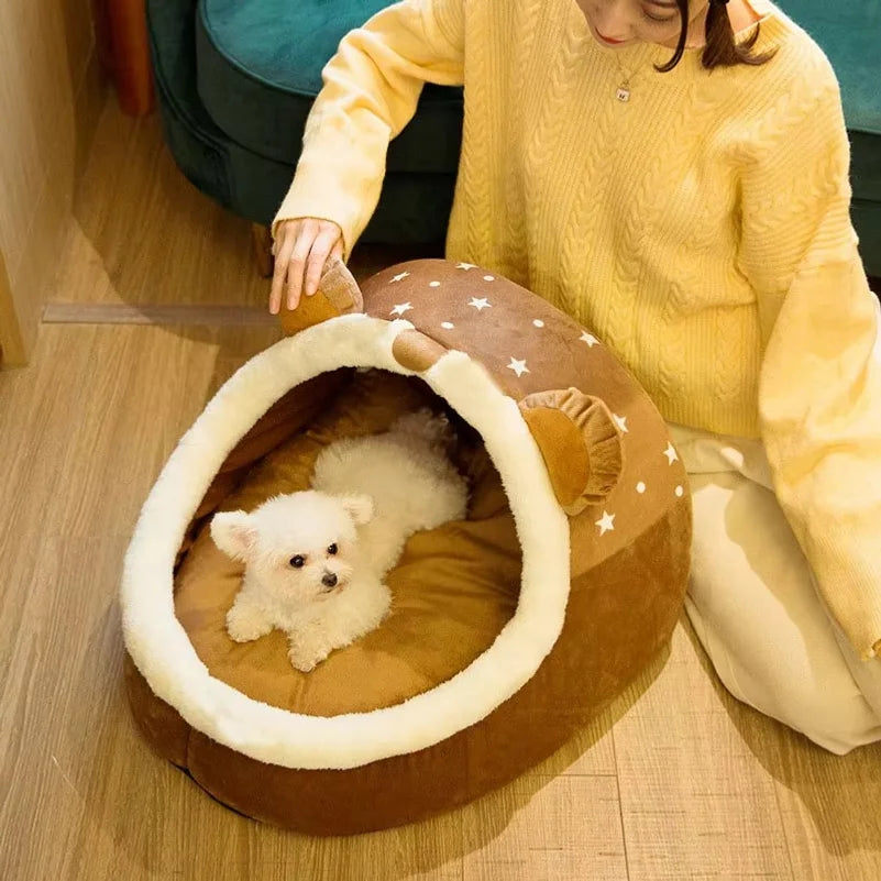 Essenza CozyNest — Cama Plegable para Perros y Gatos