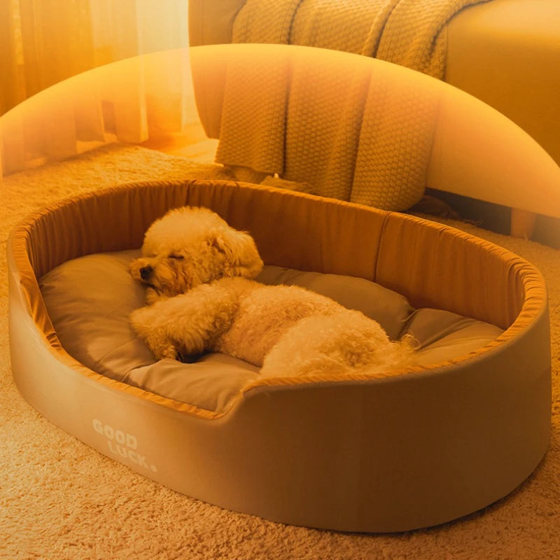 Essenza ComfortNest — Cama Reversible para Perros y Gatos, Lavable y para Todas las Estaciones