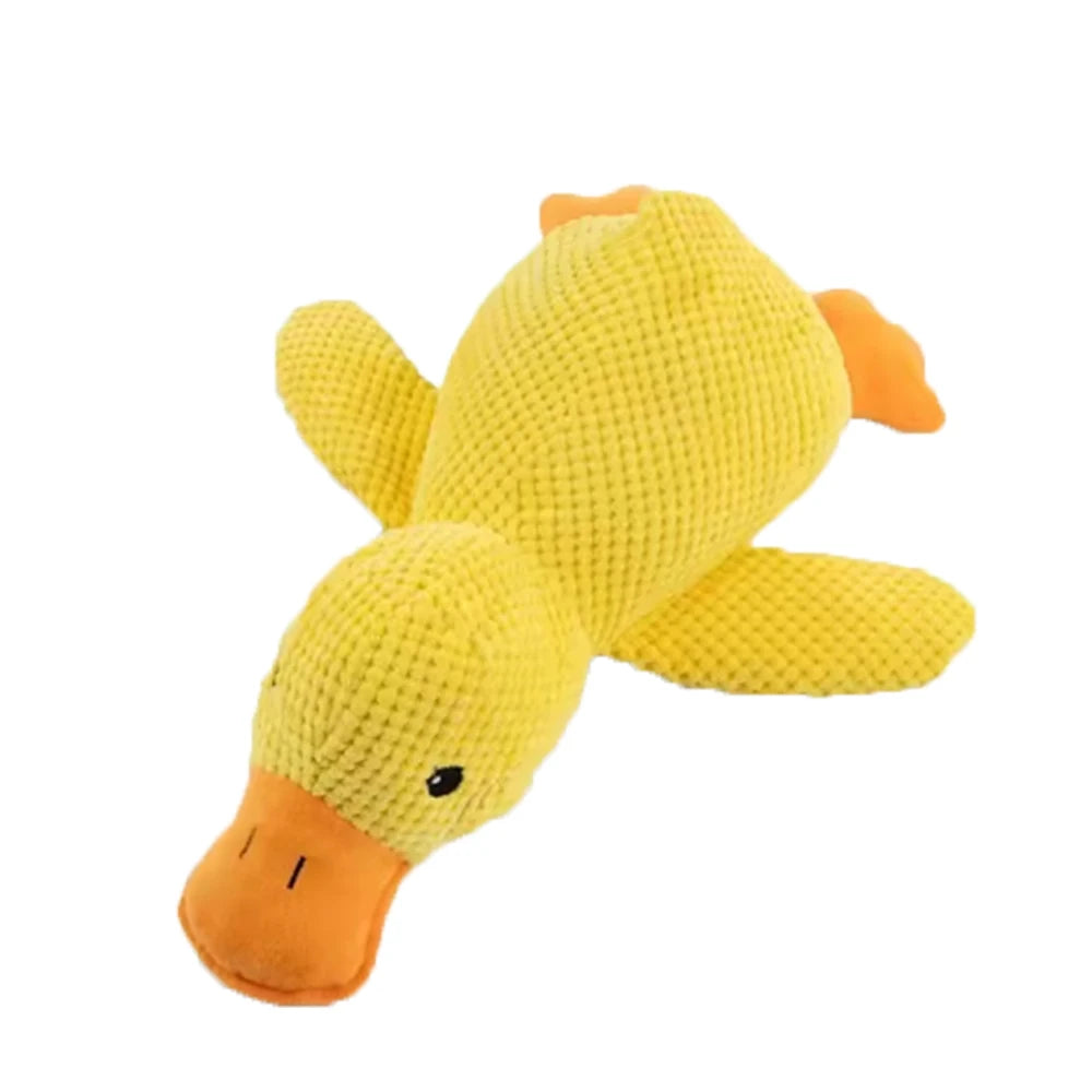 Essenza Pet DuckyPlay — Juguete de Patito Amarillo para Perros | Peluche Suave y Mordedor Interactivo