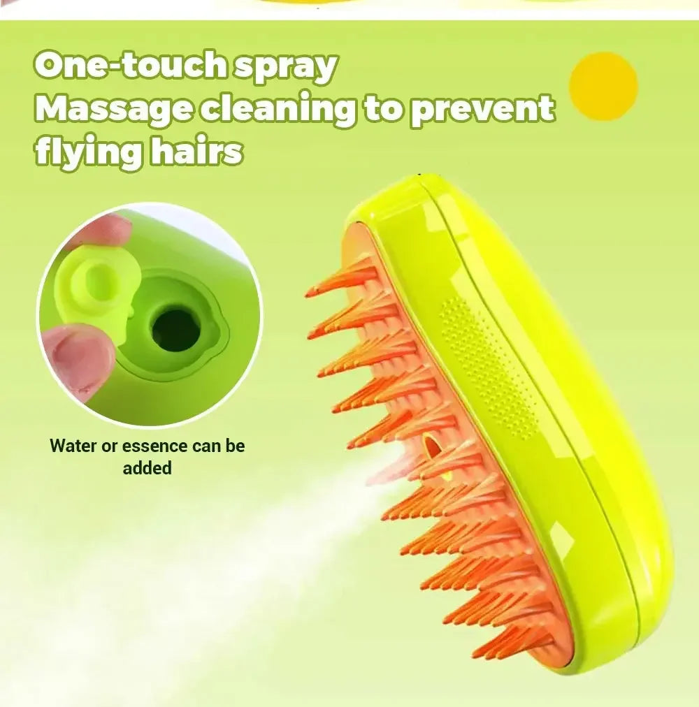 Essenza Pet SteamCare — Escova a Vapor 3 em 1 para Pets