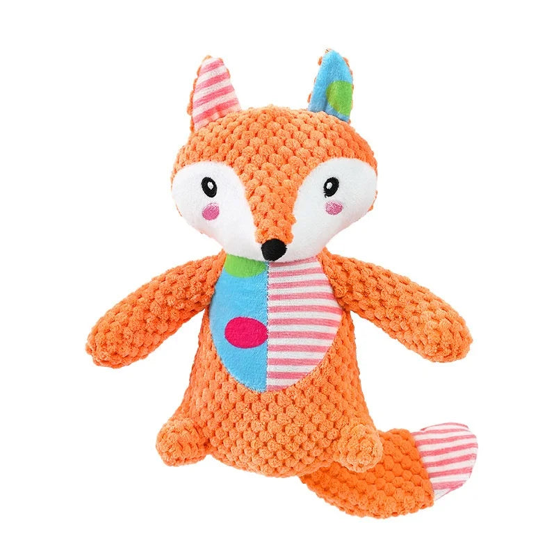 Essenza Pet CuddleBite — Juguete de Peluche para Perros Pequeños | Diseño de Animalito, Sonido Interactivo y Textura para Morder