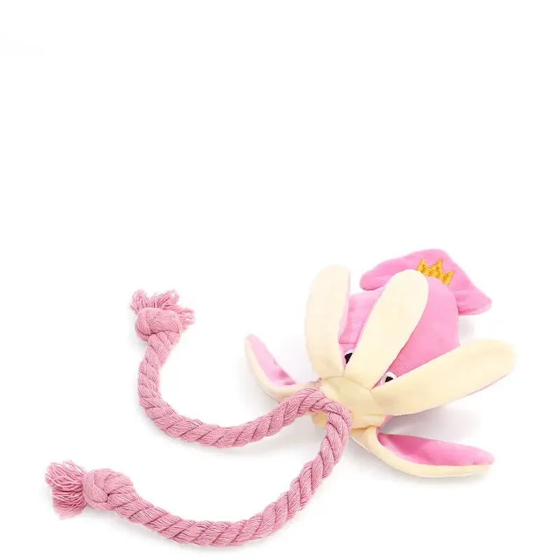 Essenza Pet OctoPlay — Set de 4 Juguetes con Sonido para Perros y Gatos