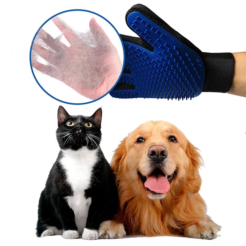 Essenza Pet — Guantes de Silicona para Cepillar y Bañar Mascotas | Eliminación de Pelo