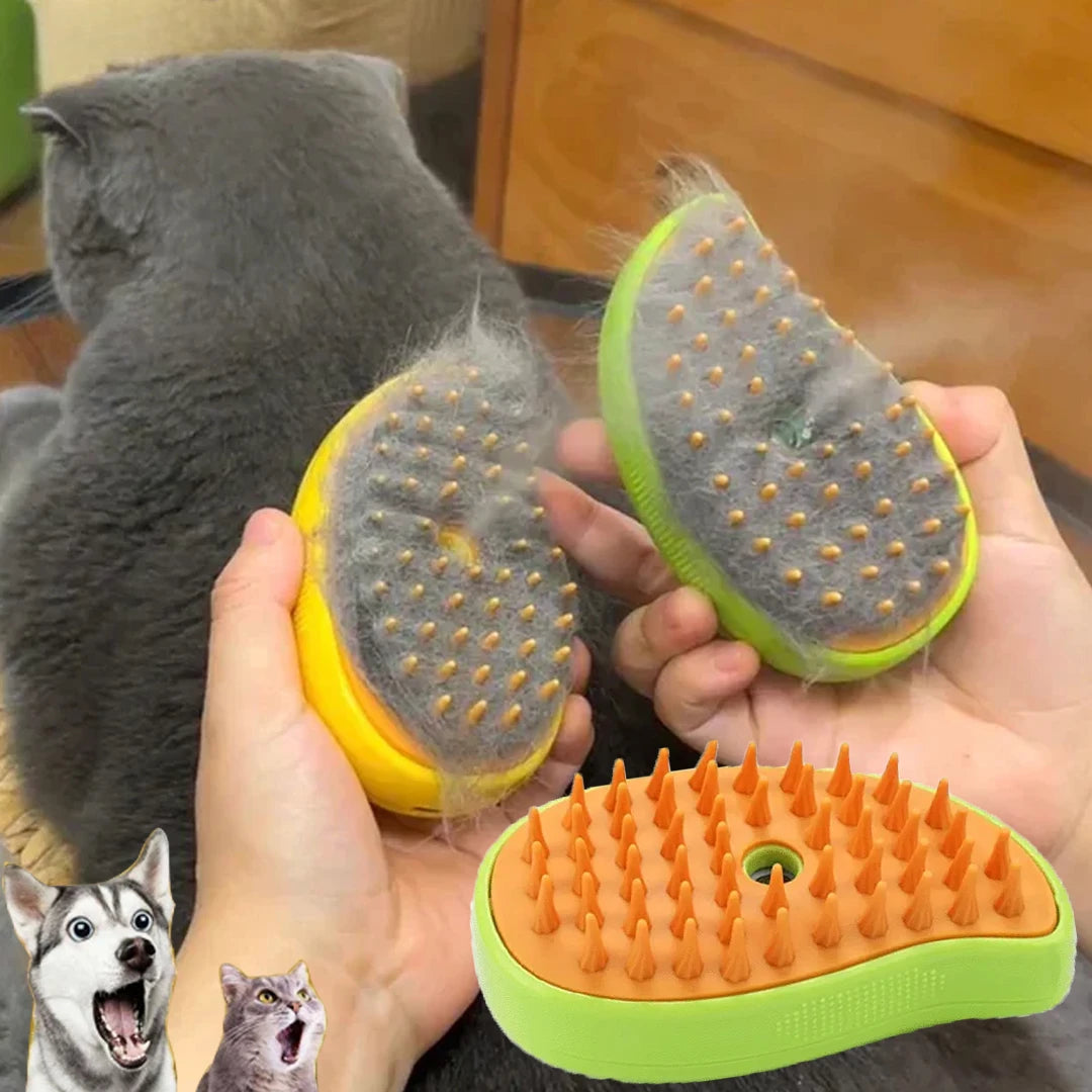 Essenza Pet SteamCare — Escova a Vapor 3 em 1 para Pets