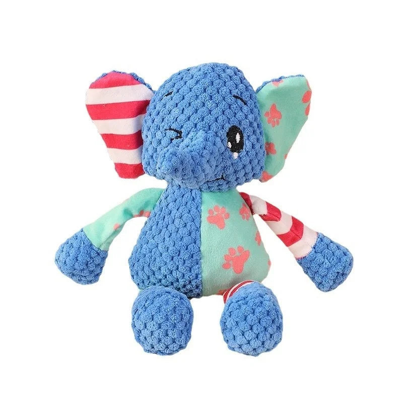 Essenza Pet CuddleBite — Juguete de Peluche para Perros Pequeños | Diseño de Animalito, Sonido Interactivo y Textura para Morder