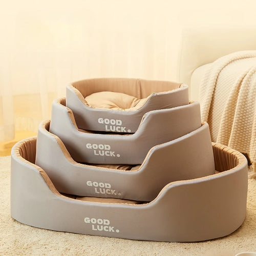 Essenza ComfortNest — Cama Reversible para Perros y Gatos, Lavable y para Todas las Estaciones