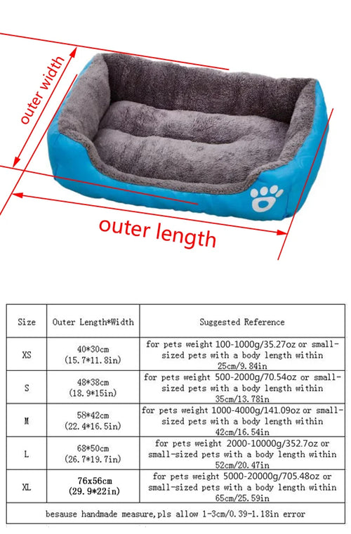 Essenza ComfortNest — Cama Acolchada para Perros y Gatos | Suavidad y Confort