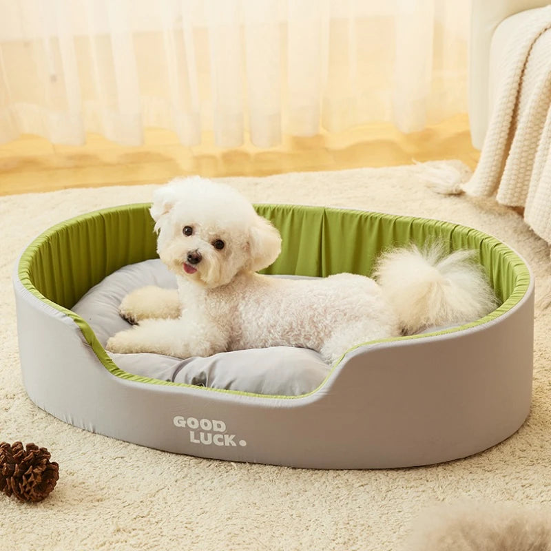 Essenza ComfortNest — Cama Reversible para Perros y Gatos, Lavable y para Todas las Estaciones