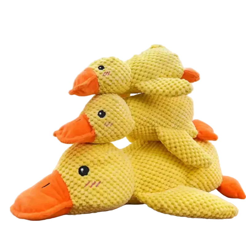 Essenza Pet DuckyPlay — Juguete de Patito Amarillo para Perros | Peluche Suave y Mordedor Interactivo