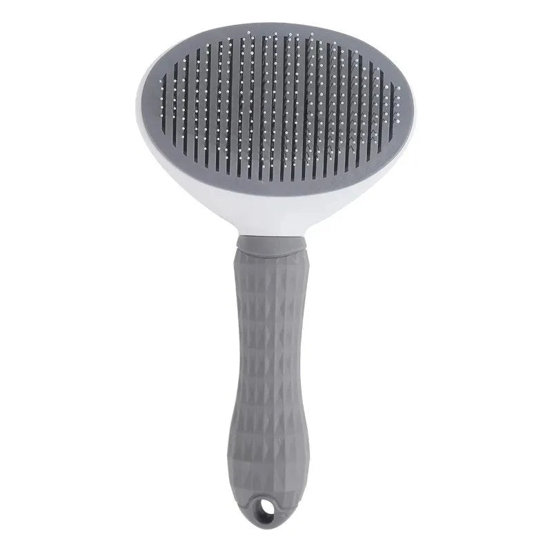 Essenza Pet SoftBrush — Cepillo Autolimpiante para Perros y Gatos, Removedor de Pelo y Herramienta de Aseo