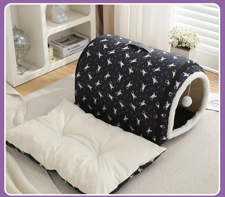 Essenza CozyNest — Refugio Cálido para Perros, Desmontable y Lavable