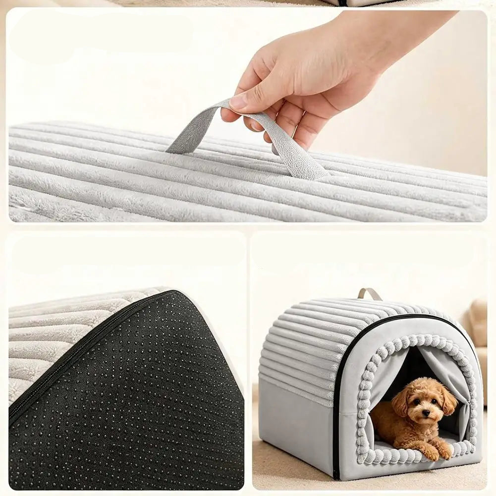 Essenza CozyNest — Casita Cálida para Perros y Gatos