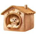 Essenza Pet CozyNest — Casita Cama Suave y Cálida para Mascotas